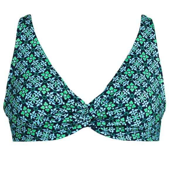 Twist Front Underwire Bikini Swimsuit Top - Size: 4 - NWT - Picture 1 of 12